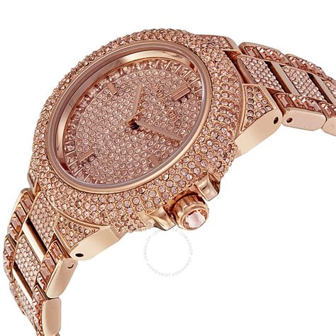 fake michael kors rose gold watch|rose gold mk watch women's.